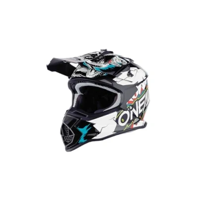 Afbeelding van O&#039;NEAL Motocross Helm Kinderen MX Enduro ABS Shell, Veiligheidsnorm ECE 22.05, Ventilatiegaten voor optimale ventilatie &amp; koeling 2SRS Wild Jeugd Multi Maat M