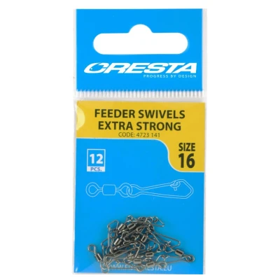 Afbeelding van Cresta Feeder Swivels Extra Strong 10 stuks Wartel #16
