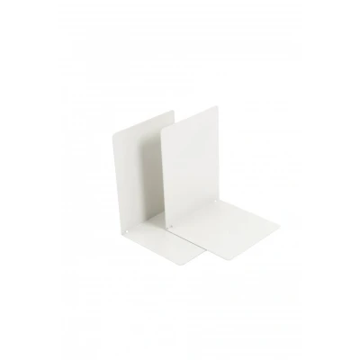 Afbeelding van V part Boekensteun Metaal, Set Van 2 Stuks, Lichtgrijs