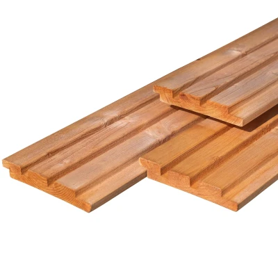 Afbeelding van Triple profiel Red Class Wood 2,2x14,0x360 cm Tuindeco