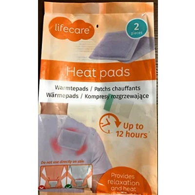 Afbeelding van HSI Lifecare Body Warmer 10x13 cm 2 stuks Ontspant en verwarmd Zelfklevend 12 uur warmte