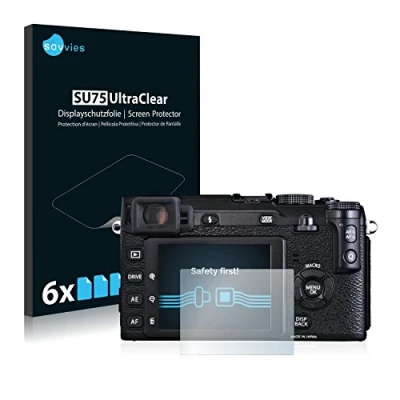Afbeelding van Savvies (6 Stuks) Schermbeschermer voor Fujifilm X E1 Screen Protector Ultra Transparant