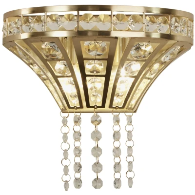 Afbeelding van Searchlight Wandlamp Gemma goud 68510 2SB