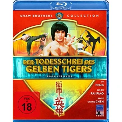Afbeelding van Der Todesschrei des gelben Tigers Shaolin Rescuers (Shaw Brothers Collection) (Blu ray)
