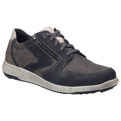 Afbeelding van Josef Seibel Sportieve veterschoenen, Heren, Maat: 39, Asphalt multi Leer