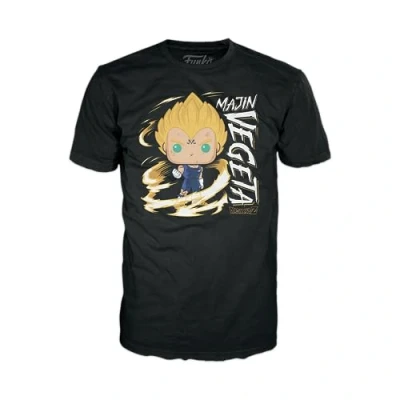 Afbeelding van Funko Pop! &amp; Tee Dragon Ball Z Majin Vegeta GITD Exclusive Maat S