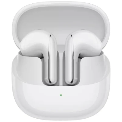 Afbeelding van Xiaomi Buds 5 Draadloze hoofdtelefoon, actieve ruisonderdrukking, Harman Audio EFX, Hi Res, ergonomisch design, tot 30 uur batterijduur, wit (ES versie)