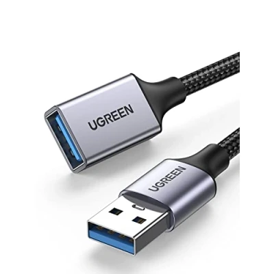 Afbeelding van UGREEN USB 3.0 Verlengkabel 5Gbps A Datakabel Nylon en Aluminium Mantel Gevlochten. (1M)