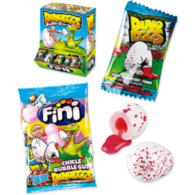 Afbeelding van Fini Dino Eggs Gum 200 Stuks