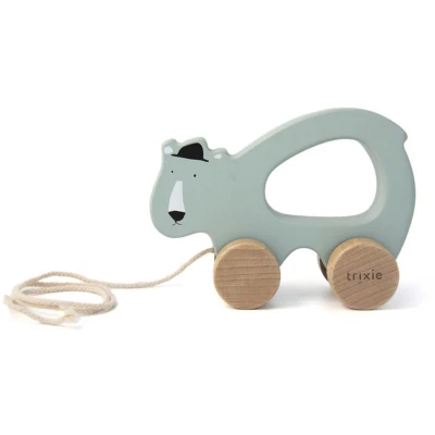 Afbeelding van Trixie Houten trekspeeltje Mr. Polar Bear