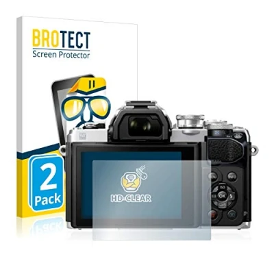 Afbeelding van BROTECT (2 Stuks) Schermbeschermer voor Olympus OM D E M10 Mark III/Mark IV Screen Protector Transparant