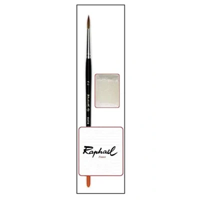 Afbeelding van Raphael Brush Series 8404, Kolinsky Rouge Sable Brush, maat 2+ zeep (Raphael France)