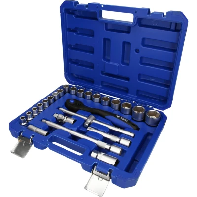 Afbeelding van BRILLIANT TOOLS 25 delige Doppenset 1/2&quot; staal