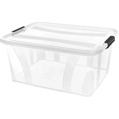Afbeelding van Siena HOME Opbergdoos Anzio Transparant 21 l (b x h d) 510 385 148 mm 1 stuk(s)