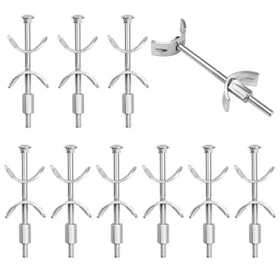 Afbeelding van Werkbladaansluitingen, 10 stuks, M6, montageaansluitingen, connector, werkblad aansluiting, 100 mm, verbindingsbouten voor keukenmeubels, montage, vastdraaien en bevestigen
