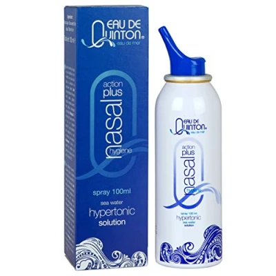 Afbeelding van Eau De Quinton Water Sea Action Plus Neushygiëne Hypertonic 100 ml Spray.
