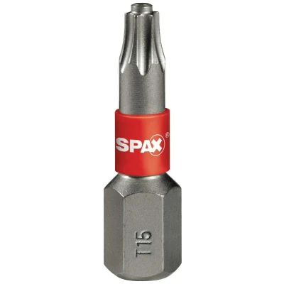 Afbeelding van Spax schroefbit T star Torx TX15 rood (5st)