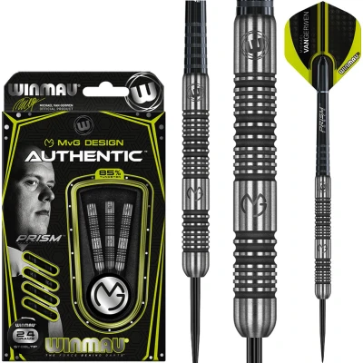 Afbeelding van WINMAU Michael Van Gerwen MVG Authentic: Steeltip Tungsten Dartpijlen Professioneel 24g