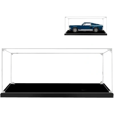 Afbeelding van Acryl Display Case voor Lego 10265 Stofdicht Clear Box Showcase Ford Mustang (Bouwsteen Model is NIET Inbegrepen)(2mm)