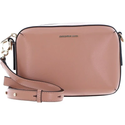 Afbeelding van MANDARINA DUCK Leren Schoudertas Luna Crossover Desert Sand Oud roze