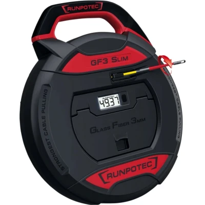 Afbeelding van Runpotec RUNPO GF3 SLIM glasvezeltrekveer systeem Ø3mm met lengtemeter 50m RG4.5 geleidekop (10209)