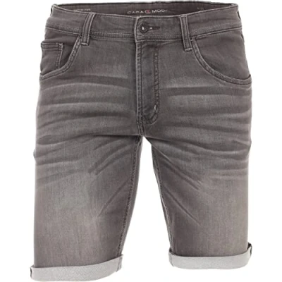 Afbeelding van Casa Moda Joggjeans Korte broek donkergrijs, Effen