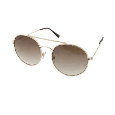 Afbeelding van Croon Zonnebril Ozzy Unisex Rond Goud/bruin