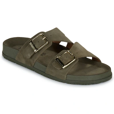 Afbeelding van Tamaris Muiltjes, Dames, Maat: 42, Olive Veloursleer