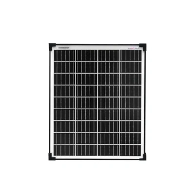 Afbeelding van enjoy solar Monokristallijn zonnepaneel, 30 W, 12 V, 182 mm zonnecellen, 10 busbars, ideaal voor camper, mini PV installatie, tuinhuisjes, boot