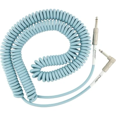 Afbeelding van Fender Original Series Coiled Cable 9m (Daphne Blue) Gitaarkabel