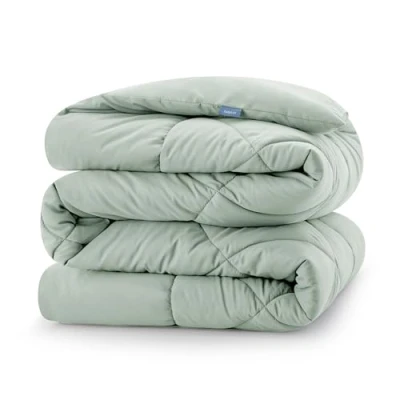 Afbeelding van CozyLux dekbed voor Frans bed, 200 x cm, 4 seizoenen, van microvezel 300 g/m², herfst winter, zacht en ademend, beige