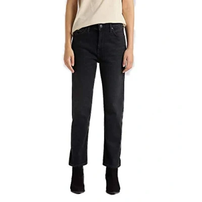 Afbeelding van Lee Carol Straight leg jeans, Dames, Maat: 26x31, Captain black