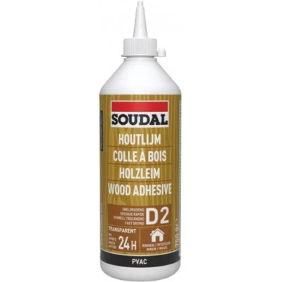 Afbeelding van Soudal Supersnelle houtlijm D2 64a 750 ml