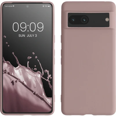 Afbeelding van kwmobile telefoonhoesje geschikt voor Google Pixel 7 Hoesje smartphone Back cover in licht oudroze
