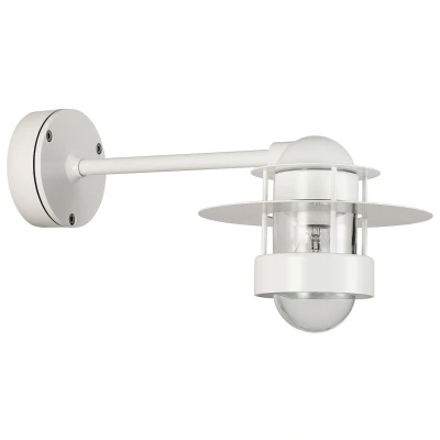Afbeelding van Louis Poulsen Albertslund wandlamp lange arm wit