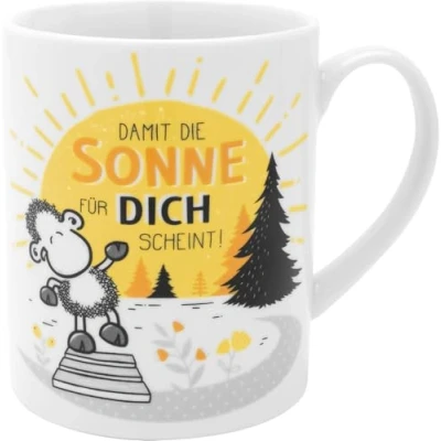 Afbeelding van Sheepworld 47548 XL Tasse Motiv Sonne, Porzellan, 60 cl