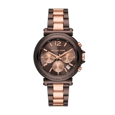 Afbeelding van Michael Kors dames Maren horloge MK7496 in de kleur Roségoud