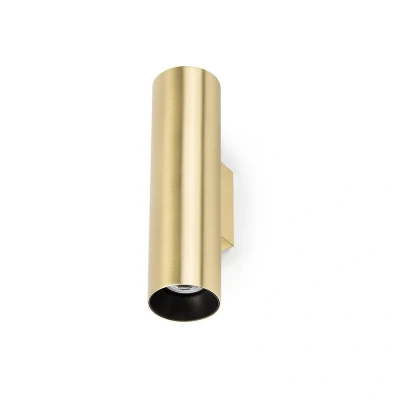 Afbeelding van Faro Lighting Stan Up &amp; Down Wall Light Goud, GU10