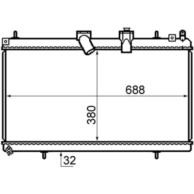 Afbeelding van Mahle Original Radiateur CR 802 000S