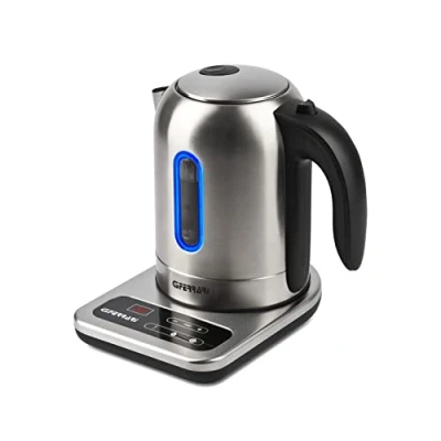 Afbeelding van G3 Ferrari Tisaniere Pro G10164 waterkoker van roestvrij staal, 1,7 liter, 2200 W, display en instelbare temperatuur