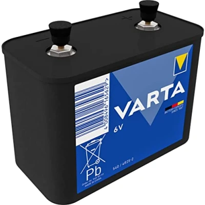 Afbeelding van VARTA 6V Work Batterij Speciaal Zink kool High Performance blokbatterij 4LR25 2 met 6 Volt compact en krachtig voor bouwlamp/stucadoorslamp/veiligheidsapparatuur/handschijnwerper