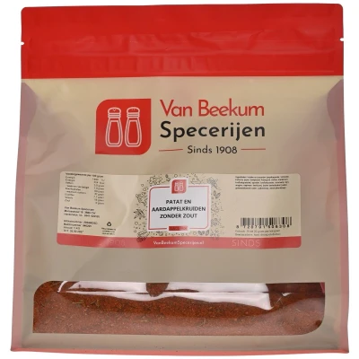 Afbeelding van Van Beekum Specerijen Patat &amp; Aardappelkruiden Zonder Zout 1 KG (hersluitbare stazak)