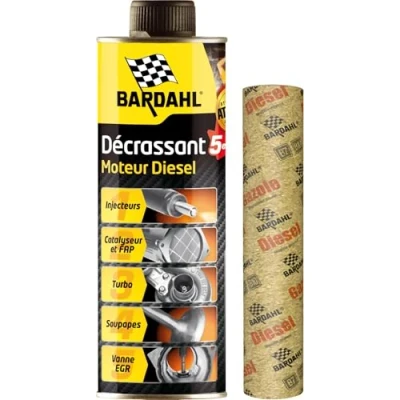 Afbeelding van Bardahl Diesel Motorreiniger 5 in 1, systeemreiniger voor dieselmotoren, reinigingsventielen, AGR dieseldeeltjesfilter, DPF injectoren, 500 ml (2)