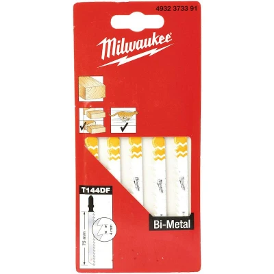 Afbeelding van Decoupeerzaagblad Hout T 144 Df Snel 75 X 4 Mm Bi Metaal (5 Stuks)