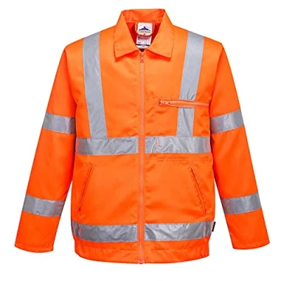 Afbeelding van Hi Vis Poly katoen Jack maat 3 XL, Orange