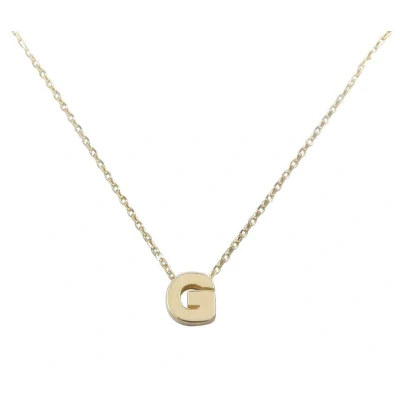 Afbeelding van Gouden ketting met G hanger