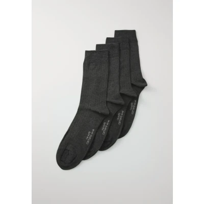 Afbeelding van Camano Heren Online Men ca Soft Shadow Stripes 4 pack sokken, zwart, 39/42, 39 EU