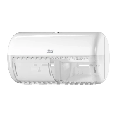 Afbeelding van Tork dispenser toiletrol duo box, wit (557000)