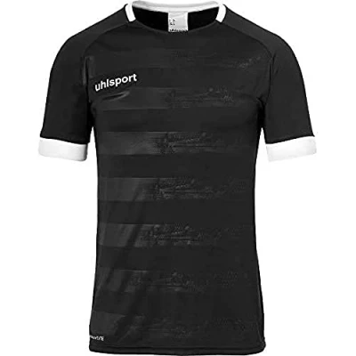 Afbeelding van Uhlsport Division 2.0 Shirt Korte Mouw Kinderen Zwart / Wit Maat: 140