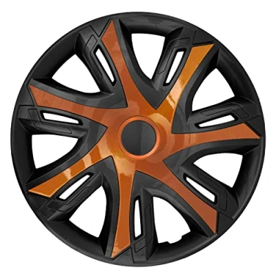 Afbeelding van NRM Wieldoppen N Power 15&#039; bicolor koper/zwart 4szt